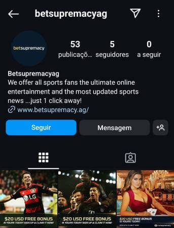 Instagram da Betsupremacy