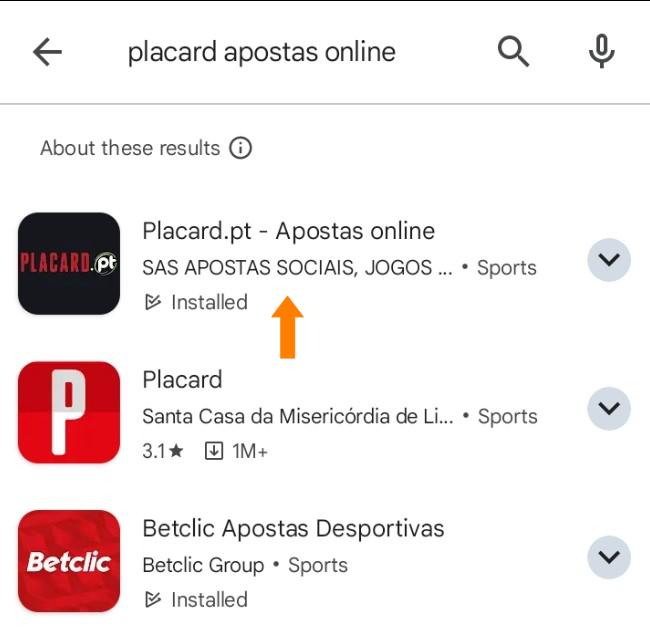 Placard app instalar Android