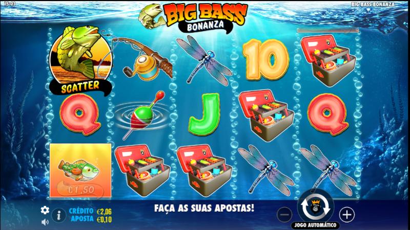 Slot machine Big Bass Bonanza no 888 Casino
