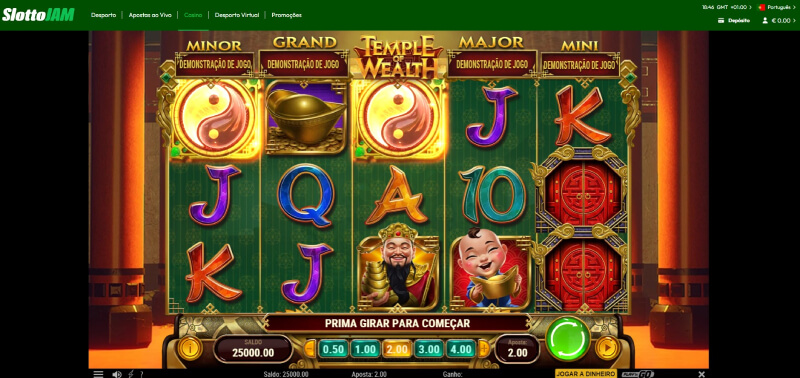Jogar slot machines na SlottoJam