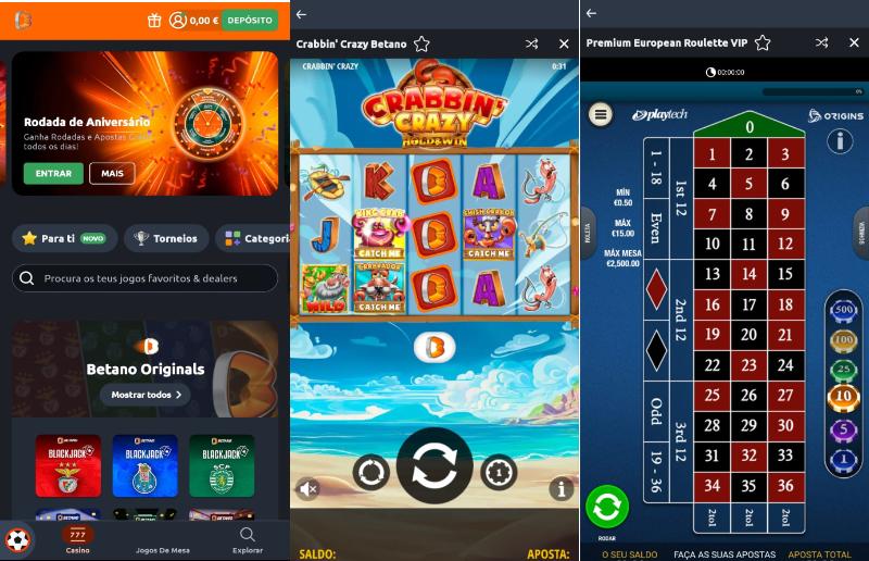 Betano app casino