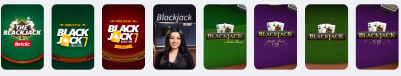 Blackjack Online opções de jogo
