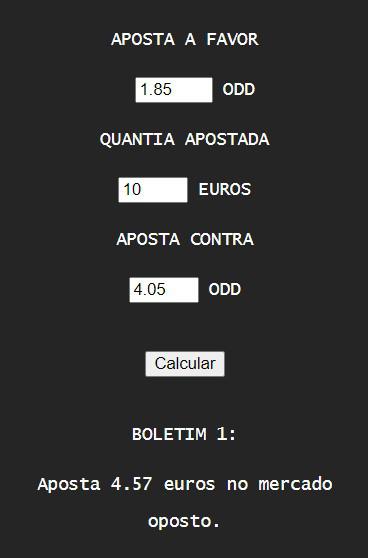 Calculadora de cash out