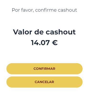 Proteger com o lucro com cashout