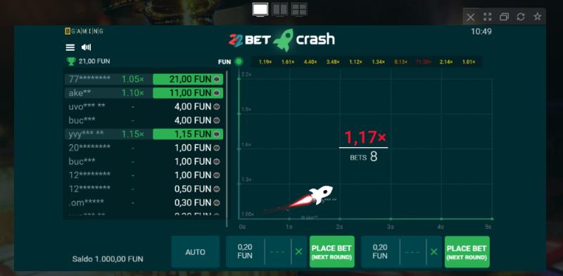 22bet crash no casino 22bet