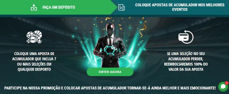 22bet bónus proteção acumulador