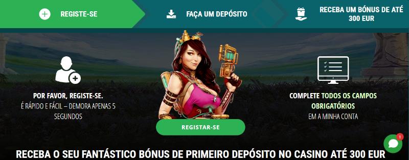 Bónus primeiro depósito do casino 22bet