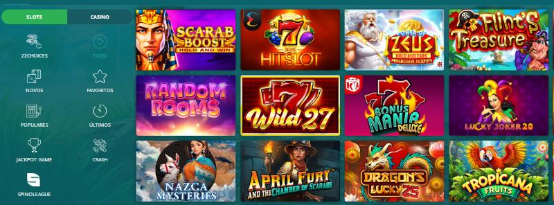 Slot machines do casino 22bet