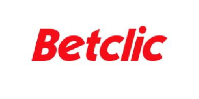 Logo da Betclic, sem fundo e cor vermelha