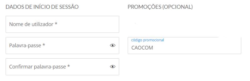 Código promocional "CAOCOM" na ESC Online