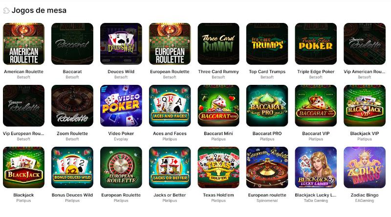 HitnSpin Casino jogos de mesa