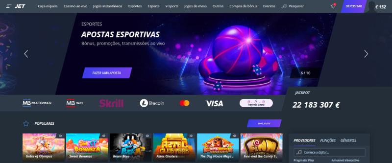Jet Casino Portugal: Bónus até 600€ [Análise 2024]