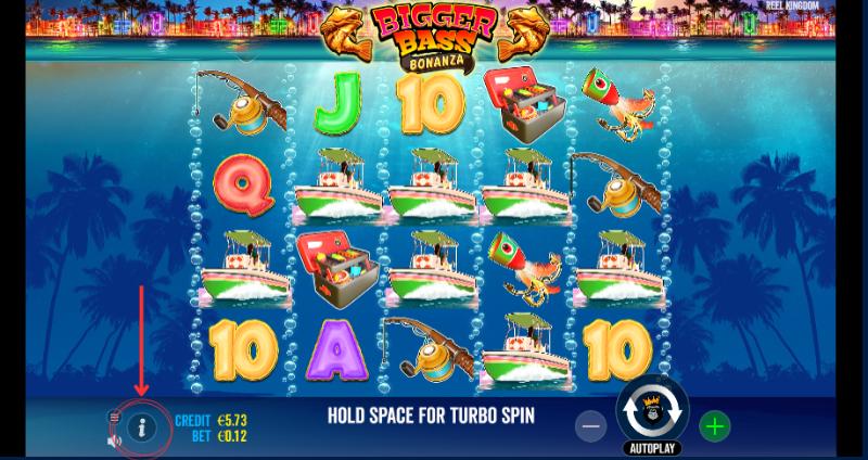 Mr Sloty Slot Bigger Bass Bononza como obter informações da slot