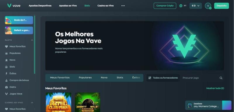 Crypto Casino Vave