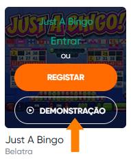 Just a Bingo versão demonstração