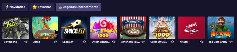 Jogados recentemente no Spinoloco casino