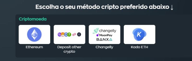 Cryptos disponíveis na Vave para depósitos