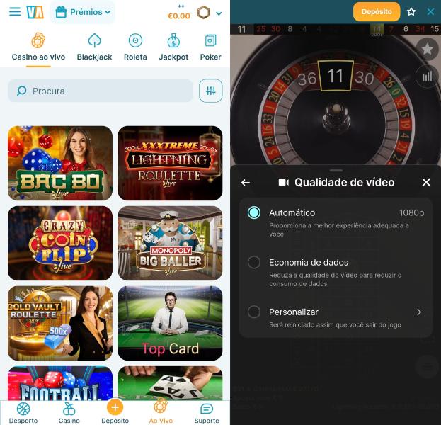 Vem Apostar casino ao vivo