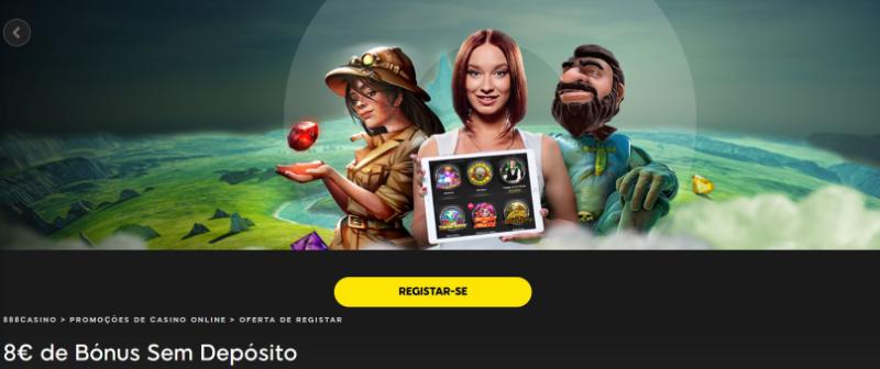 888 Casino bónus sem depósito