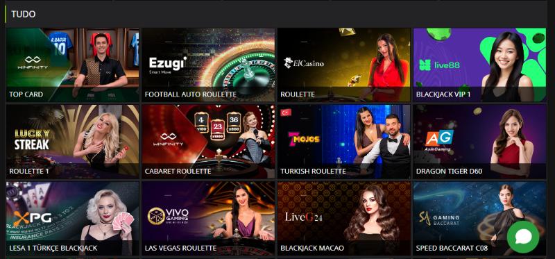 WinWin Bet casino ao vivo