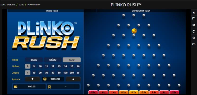 Plinko Rush jogos crash casino WinWin Bet