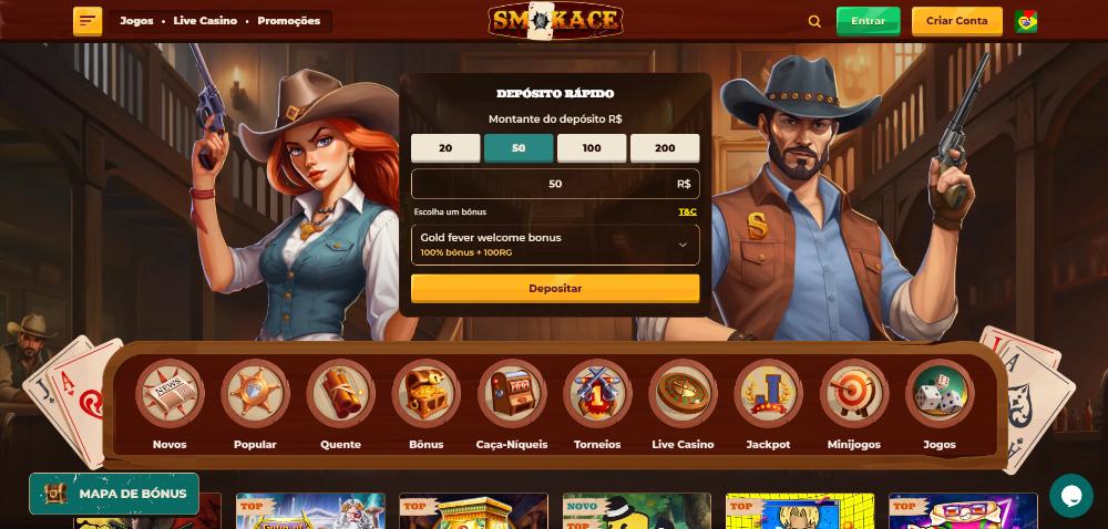 Smokace Casino em Portugal: Review e Bónus [2024]