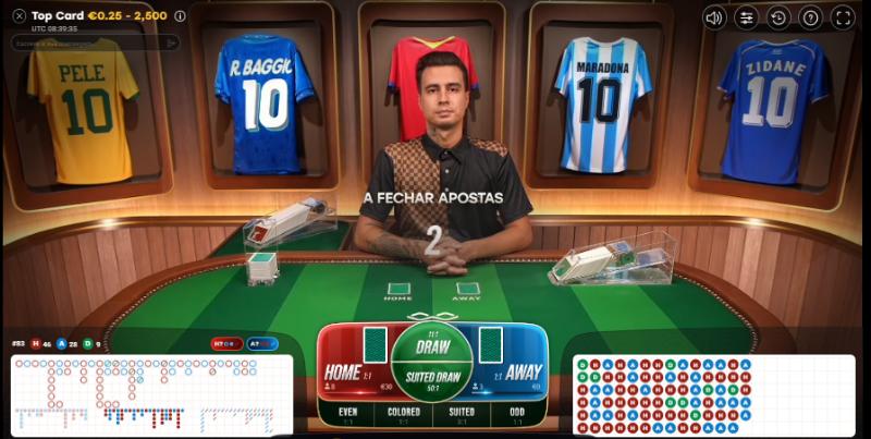 Top Card casino ao vivo WinWin Bet