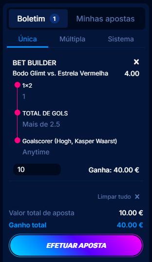 Boomerang Bet desporto bet builder