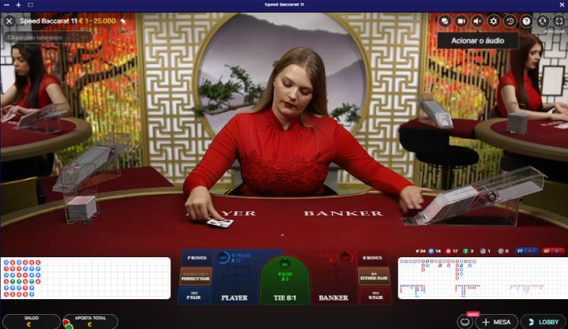 Speed Baccarat 11 ao vivo