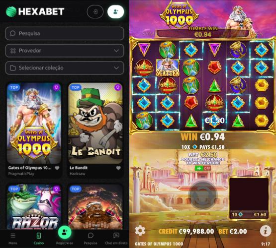 Hexabet app Casino