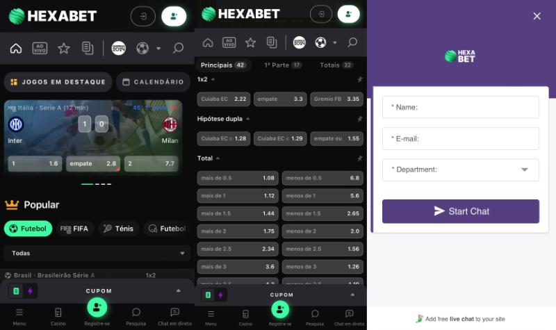 Hexabet App Desporto