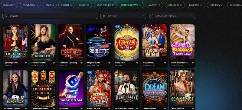 Hexabet casino ao vivo