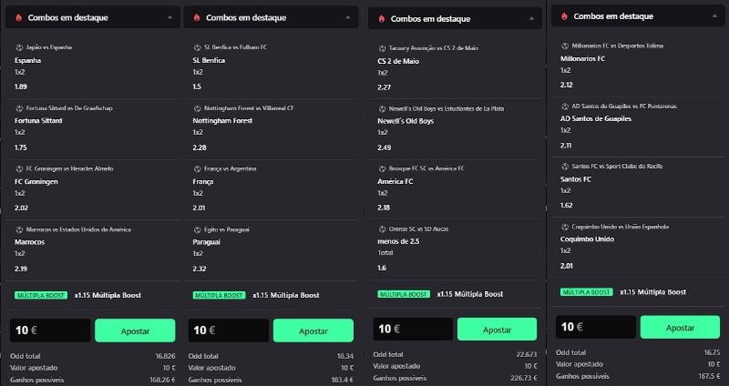 Hexabet combo bet