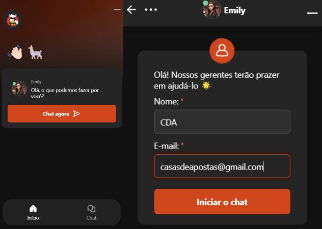 LamaBet Chat ao vivo