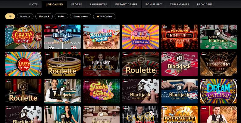 Lex casino ao vivo