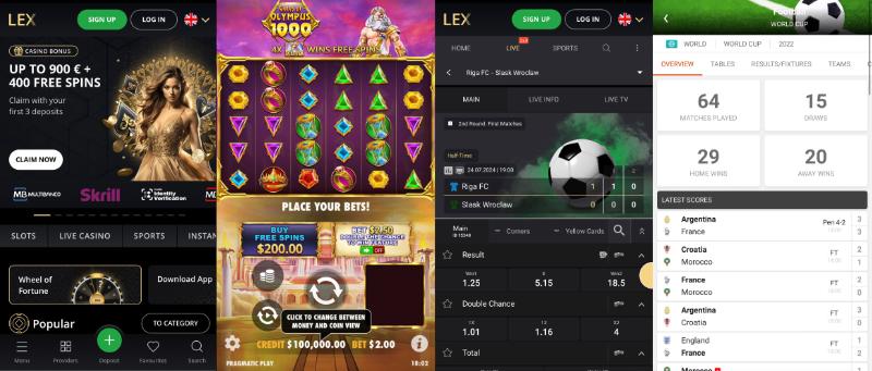 Lex Casino App