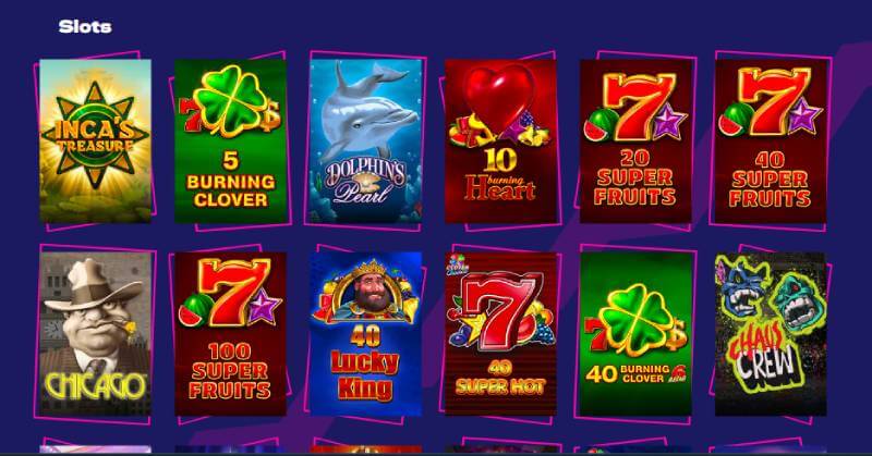 Lista de slot machines