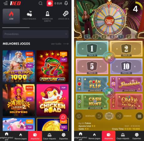 1Red app Casino