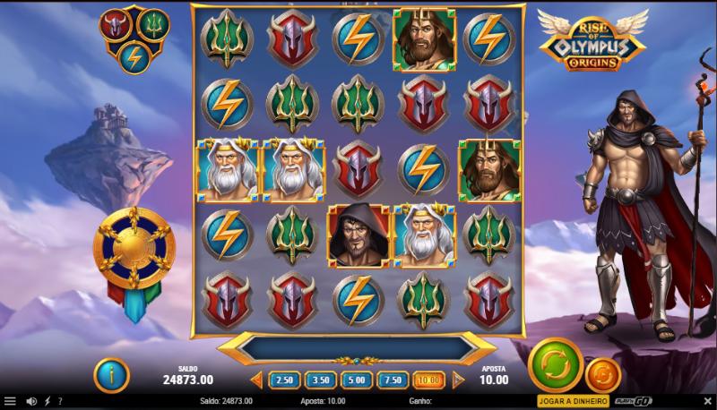 Slot Machine Rise of Olympus Origins no Legiano Casino