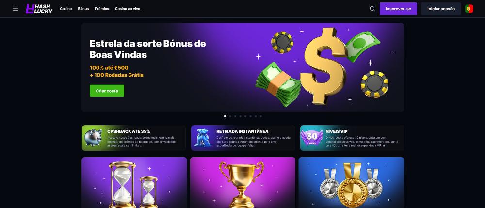 HashLucky Casino: Review e Bónus em Portugal [2024]