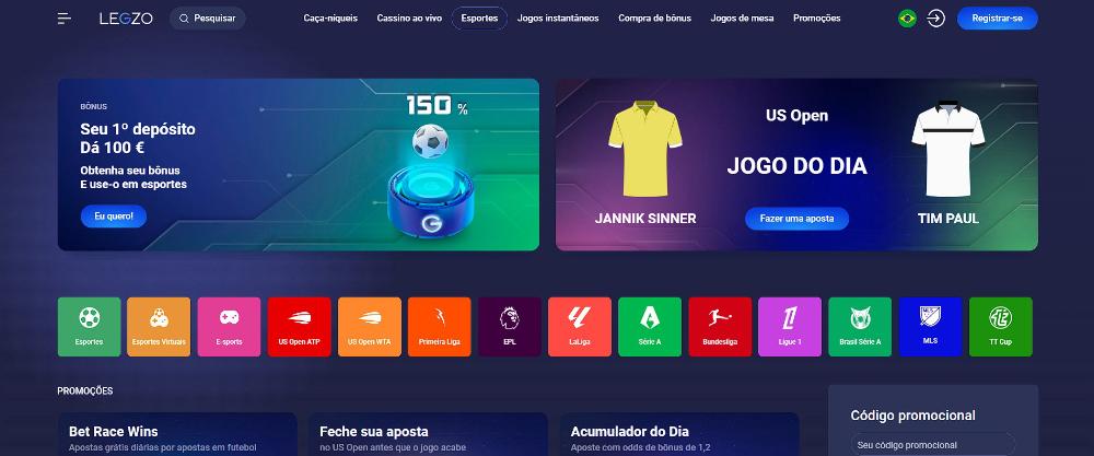 Legzo Casino: Review e Bónus até 600€ + 500 Rodadas Grátis