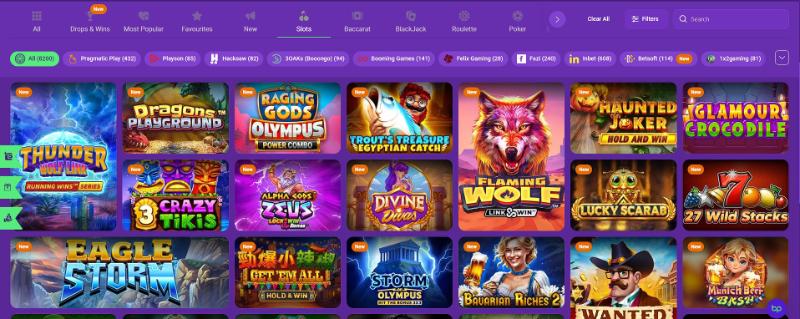 BetPlays slot machines