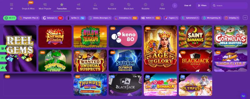 BetPlays favoritos casino