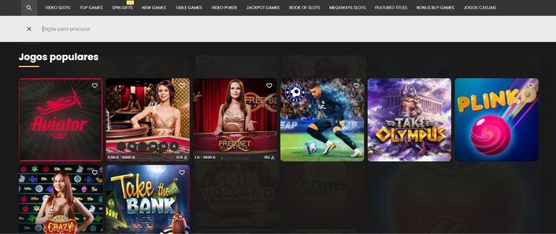 EmirBet Casino motor de busca