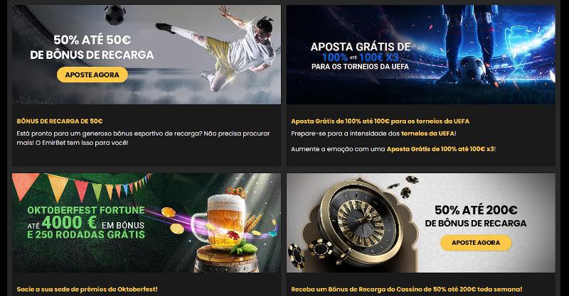 EmirBet outras promoções