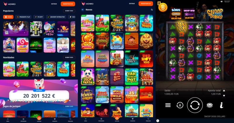 App de casino do Monro